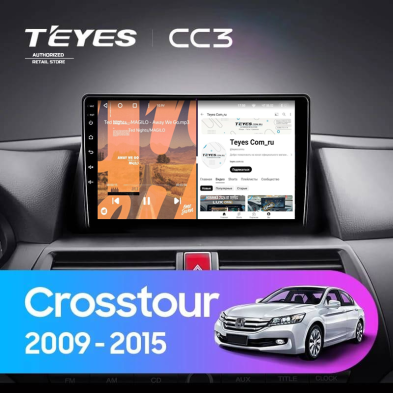 Штатная магнитола Teyes CC3 4/32 Honda Crosstour 1 TF (2009-2015)