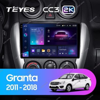 Штатная магнитола Teyes CC3 2K 6/128 Lada Granta Sport (2011-2018) Тип-A