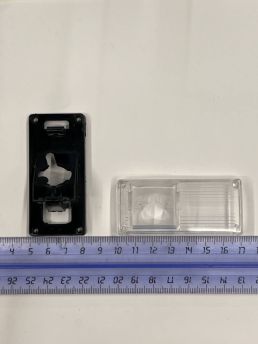 Адаптер под заднюю камеру в подсветку номера Toyota Prado 120, Land Cruiser 2002+(запаска под полом)