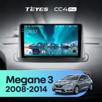 Штатная магнитола Teyes CC4 Pro 12/256 Renault Megane 3 (2008-2014)