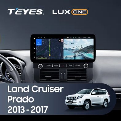 Штатная магнитола Teyes LUX ONE 6/128 Toyota Land Cruiser Prado 150 (2013-2017) F2