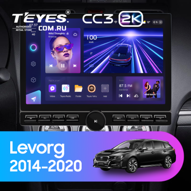 Штатная магнитола Teyes CC3 2K 6/128 Subaru Levorg VM (2014-2020) F1 (13" с кнопками)