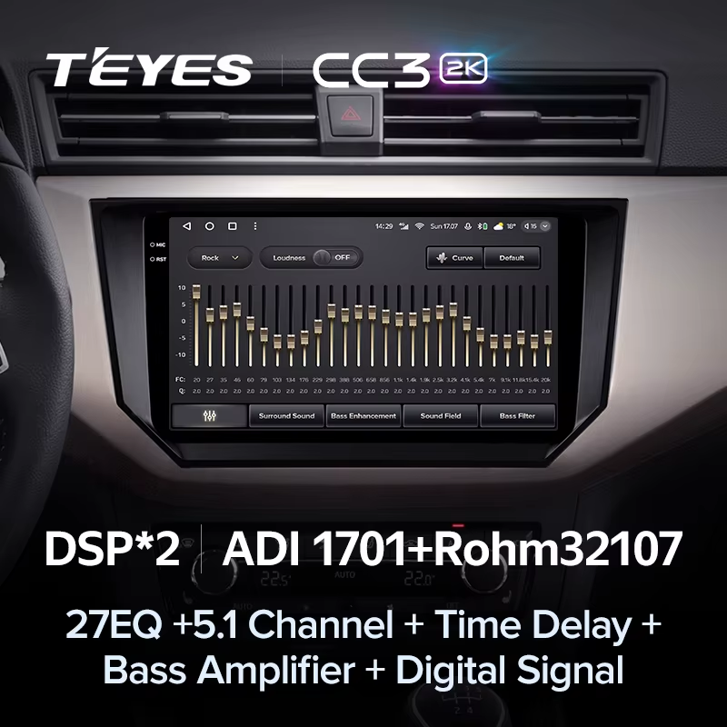 Штатная магнитола Teyes CC3 2K 4/32 Seat Ibiza (2017-2020)