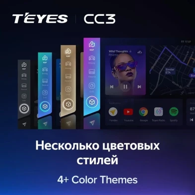 Штатная магнитола Teyes CC3 4/64 Haval F7 F7X (2019-2022)