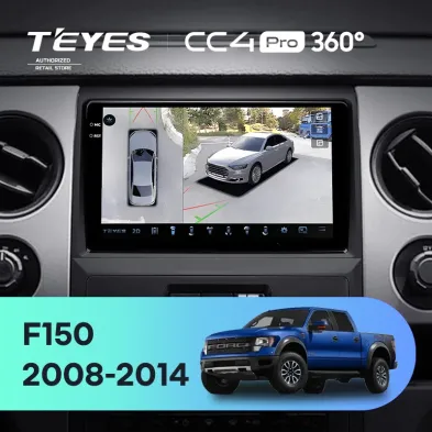 Штатная магнитола Teyes CC4 Pro 360 12/256 Ford F150 P415 Raptor (2008-2014) F1