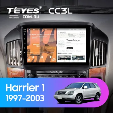 Штатная магнитола Teyes CC3L 4/32 Toyota Harrier 1 (XU10) (1997-2003) F1