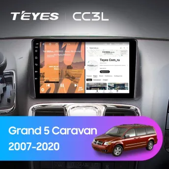 Штатная магнитола Teyes CC3L 4/64 Dodge Grand 5 Caravan (2007-2020)