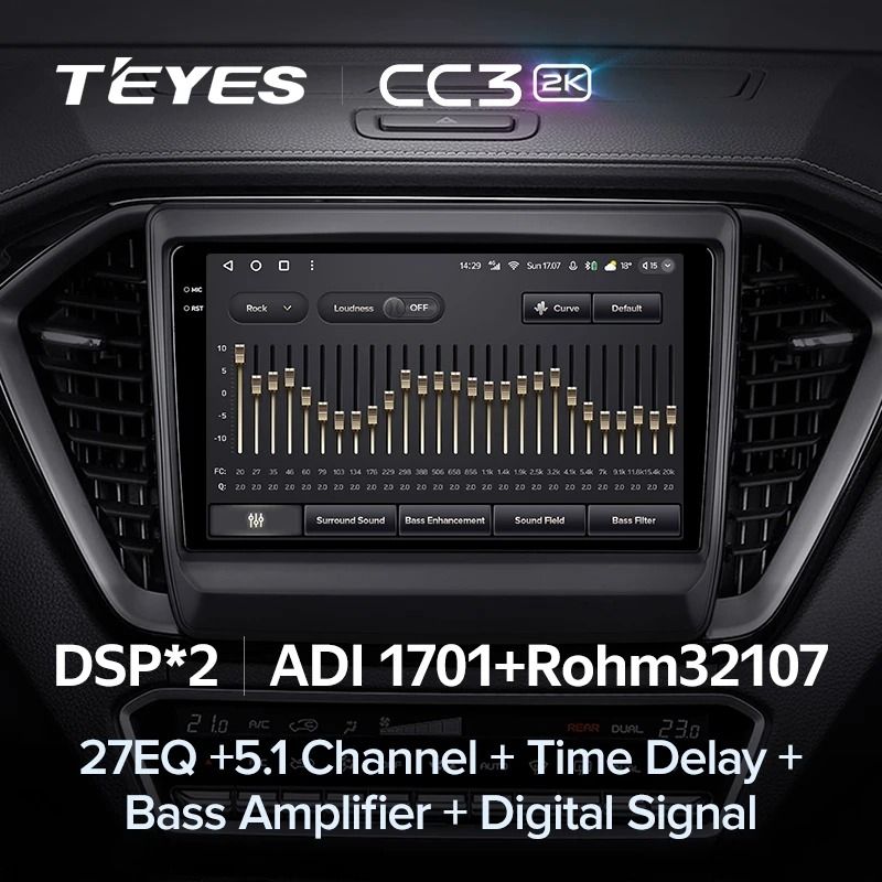 Штатная магнитола Teyes CC3 2K 6/128 lsuzu D-MAX 3 RG (2019-2023)