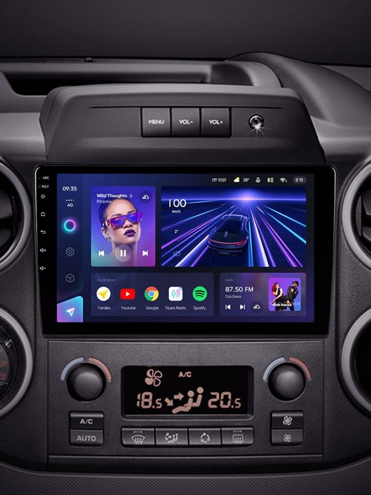 Штатная магнитола Teyes CC3 4/32 Citroen Berlingo 2 B9 (2008-2019)