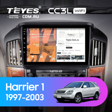Штатная магнитола Teyes CC3L WiFi 2/32 Toyota Harrier 1 (XU10) (1997-2003) F1