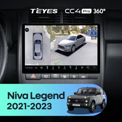 Штатная магнитола Teyes CC4 Pro 360 8/128 Lada Niva Legend (2021-2023) (11")