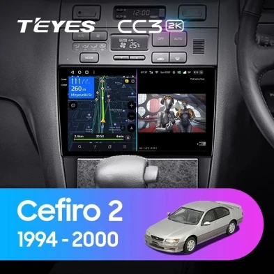 Штатная магнитола Teyes CC3 2K 360 6/128 Nissan Cefiro 2 A32 (1994-2000) F1