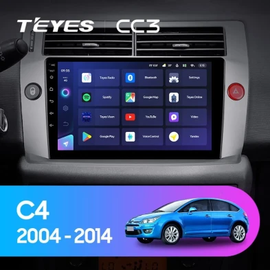 Штатная магнитола Teyes CC3 4/32 Citroen C4 (2004-2014)