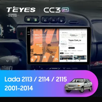 Штатная магнитола Teyes CC3 2K 360 6/128 Lada 2114 (2001-2014) F1