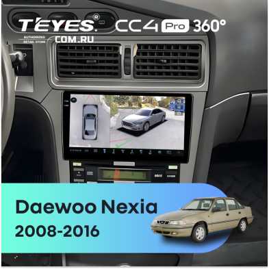 Штатная магнитола Teyes CC4 Pro 360 12/256 Daewoo Nexia (2008-2016)