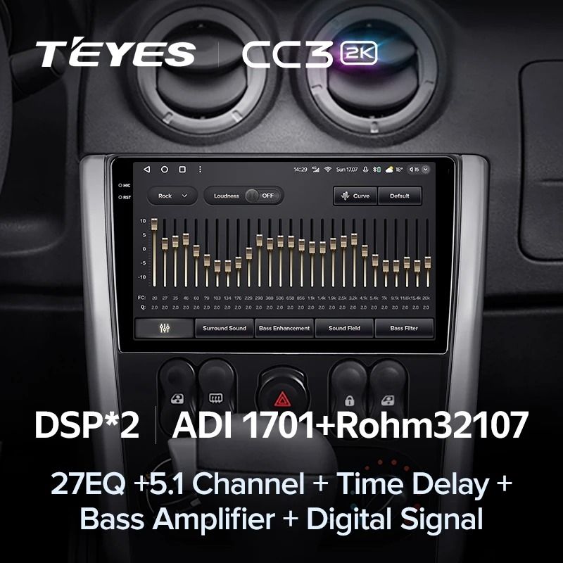 Штатная магнитола Teyes CC3 2K 360 6/128 Nissan Almera 3 G15 (2012-2019) F2