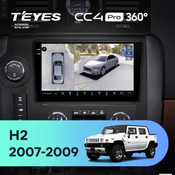 Штатная магнитола Teyes CC4 Pro 360 12/256 Hummer H2 E85 (2007-2009) F2