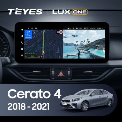 Штатная магнитола Teyes LUX ONE 360 6/128 Kia Cerato 4 (2018-2021)