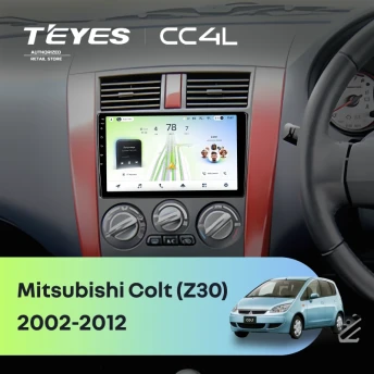 Штатная магнитола Teyes CC4L 6/64 Mitsubishi Colt (Z30) (2002-2012) Правый руль