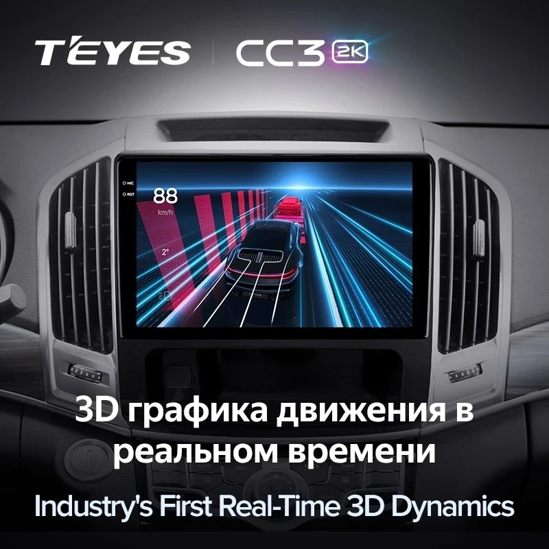 Штатная магнитола Teyes CC3 2K 4/64 Haval H9 (2014-2020)