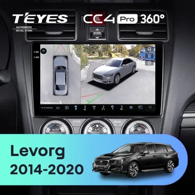 Штатная магнитола Teyes CC4 Pro 360 8/128 Subaru Levorg VM (2014-2020) F1