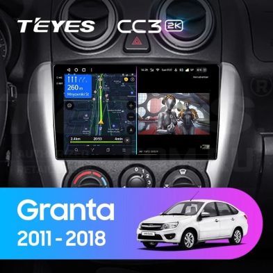 Штатная магнитола Teyes CC3 2K 360 6/128 Lada Granta Sport (2011-2018) F2