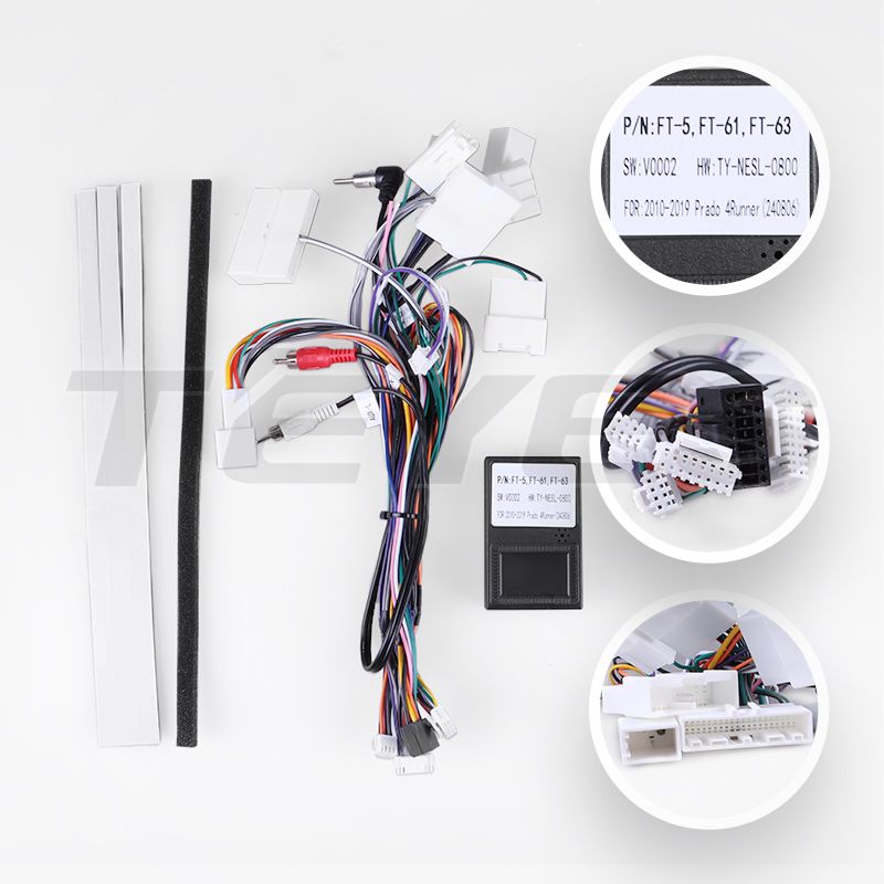 Переходная рамка Toyota Land Cruiser Prado 150 (2009-2013) (12,3")