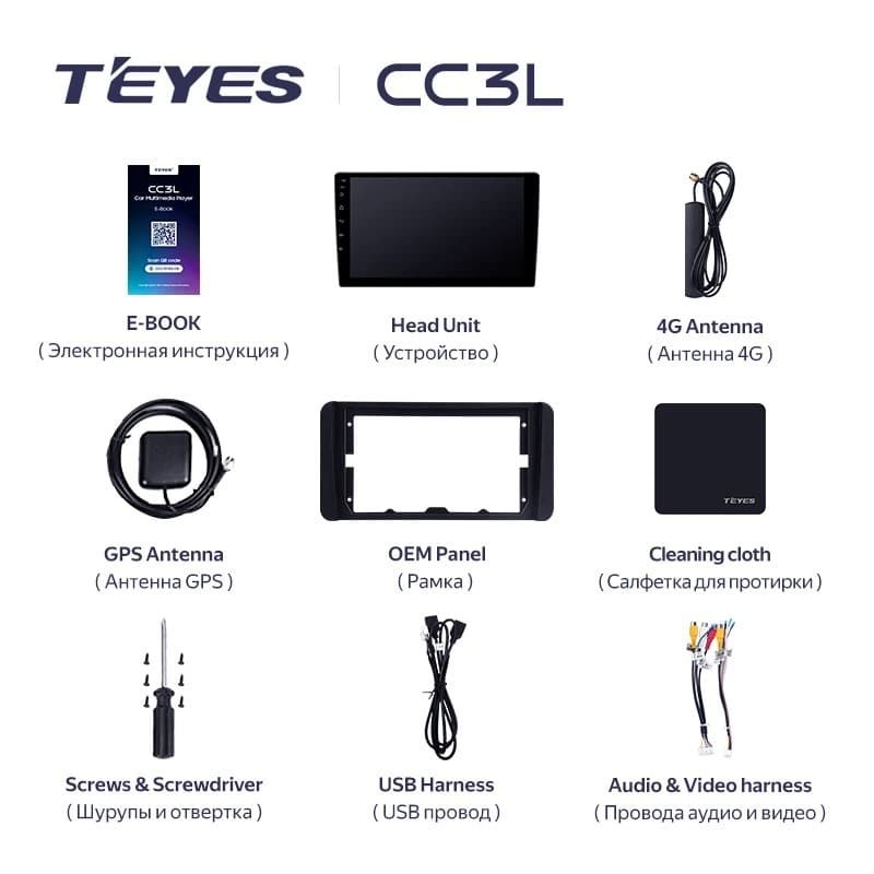 Штатная магнитола Teyes CC3L 4/64 Toyota Wigo (2022-2023) F2