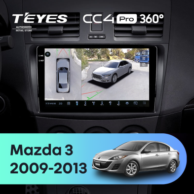 Штатная магнитола Teyes CC4 Pro 360 8/128 Mazda 3 2 (2009-2013)