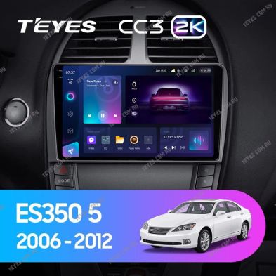 Штатная магнитола Teyes CC3 2K 6/128 Lexus ES350 5 V XV40 (2006-2012) Тип-C