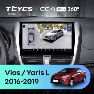 Штатная магнитола Teyes CC4 Pro 360 12/256 Toyota Yaris L (2016-2019)