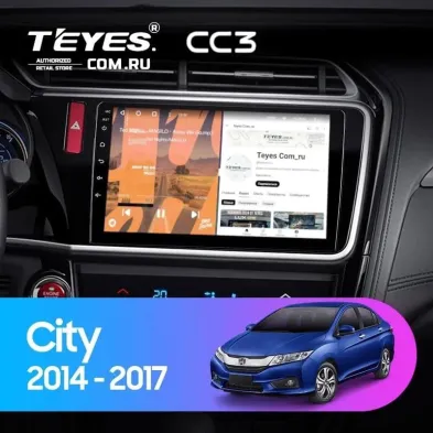 Штатная магнитола Teyes CC3 4/32 Honda City (2014-2017) Тип-A