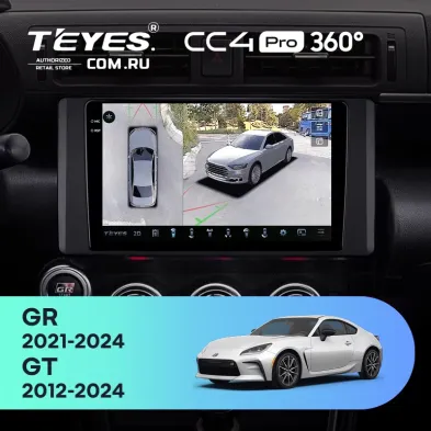 Штатная магнитола Teyes CC4 Pro 360 8/128 Toyota GR 86 ZN8 GT 86 ZN6 (2012-2024)