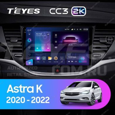 Штатная магнитола Teyes CC3 2K 6/128 Opel Astra K (2020-2022) Тип-B