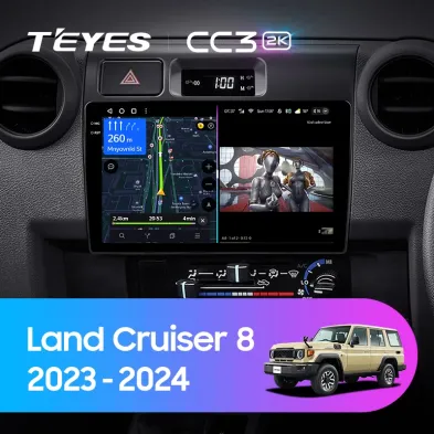 Штатная магнитола Teyes CC3 2K 4/32 Toyota Land Cruiser 8 J70 70 (2023-2024)