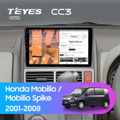 Штатная магнитола Teyes CC3 4/32 Honda Mobilio (2001-2008)
