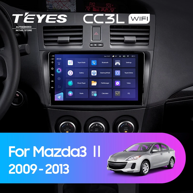 Штатная магнитола Teyes CC3L WiFi 2/32 Mazda 3 2 (2009-2013)