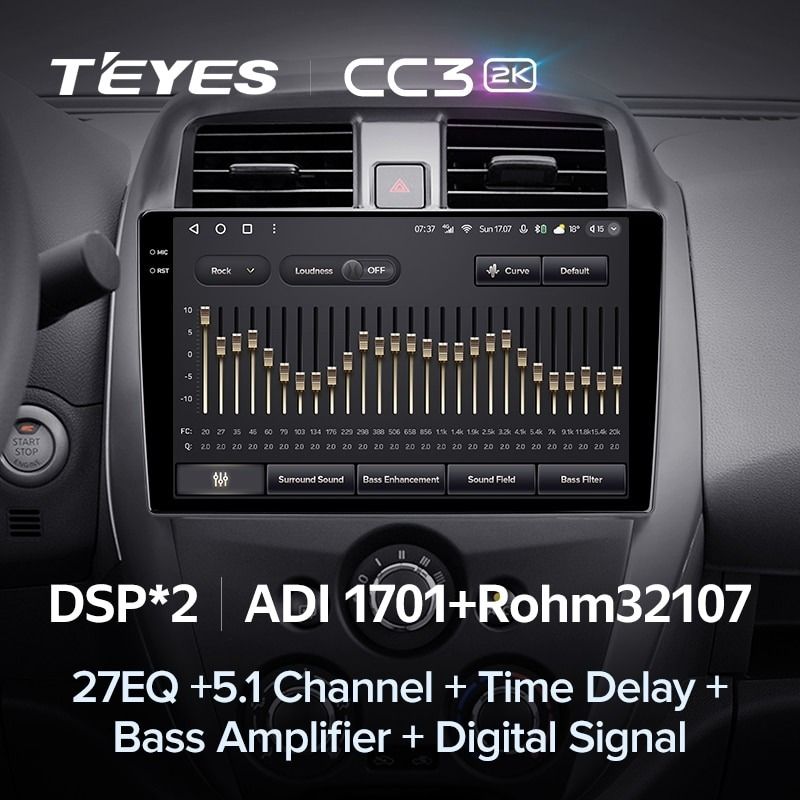 Штатная магнитола Teyes CC3 2K 4/64 Nissan Sunny (2014-2016)