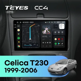Штатная магнитола Teyes CC4 6/64 Toyota Celica T230 (1999-2006)