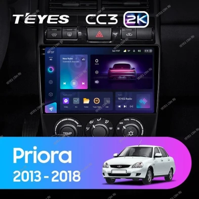 Штатная магнитола Teyes CC3 2K 4/32 Lada Priora (2013-2018) F3