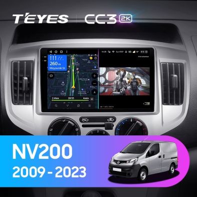Штатная магнитола Teyes CC3 2K 6/128 Nissan NV200 M20 (2009-2023)