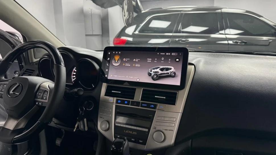 Переходная рамка Lexus RX300 RX330 RX350 RX400H II 2 (2003-2009) / Toyota Harrier XU30 II 2 (2003-2013) Тип-B (12,3")