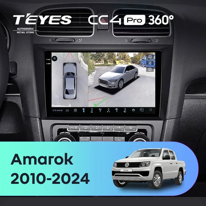 Штатная магнитола Teyes CC4 Pro 360 8/128 Volkswagen Amarok (2010-2024)