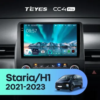 Штатная магнитола Teyes CC4 Pro 12/256 Hyundai Staria H1 (2021-2023)