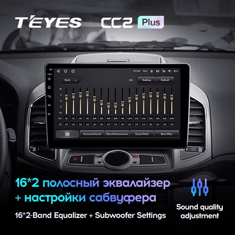 Штатная магнитола Teyes CC2 Plus 4/32 Chevrolet Captiva 1 (2011-2016) F2
