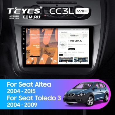 Штатная магнитола Teyes CC3L WiFi 2/32 Seat Altea 5P (2004-2015)