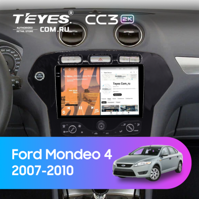 Штатная магнитола Teyes CC3 2K 4/64 Ford Mondeo 4 (2007-2010) F2