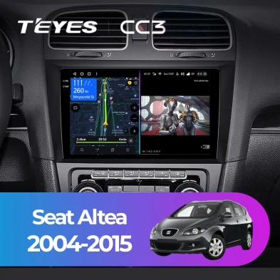 Штатная магнитола Teyes CC3 4/32 Seat Altea (2004-2015)