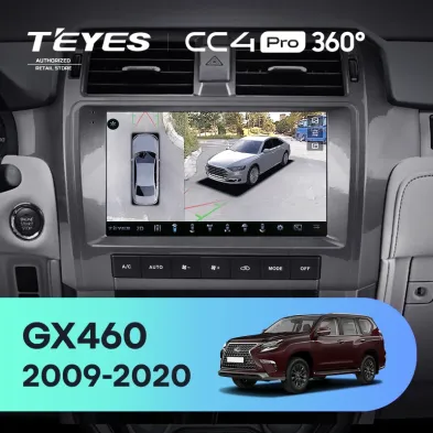Штатная магнитола Teyes CC4 Pro 360 12/256 Lexus GX460 J150 (2009-2020)
