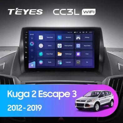 Штатная магнитола Teyes CC3L WiFi 2/32 Ford Escape 3 (2012-2019) Тип-A